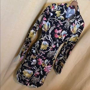Kenzo designer belted floral trench - rare